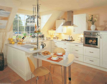 KITCHEN OFFER 12 UNITS WITH 22MM IVORY OAK SHAKER DOOR £399.00 4 YEAR GUARANTEE