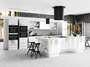 COMPLETE KITCHEN OFFER Gloss White Doors - 4 Year Guarantee
