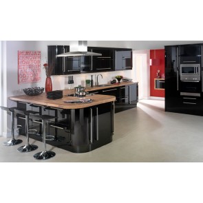 Order your Complete Kitchen - Contemporary High Gloss Black