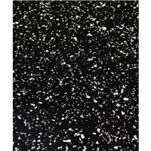Countertop Worktop - BLACK SPARKLE GLOSS  - GLOSS FINISH