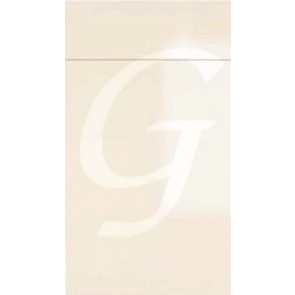 Brand New Replacement 18mm Cream  Gloss Italian Kitchen Doors