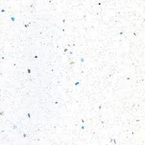 Countertop Worktop - WHITE SPARKLE STONE  - GLOSS FINISH